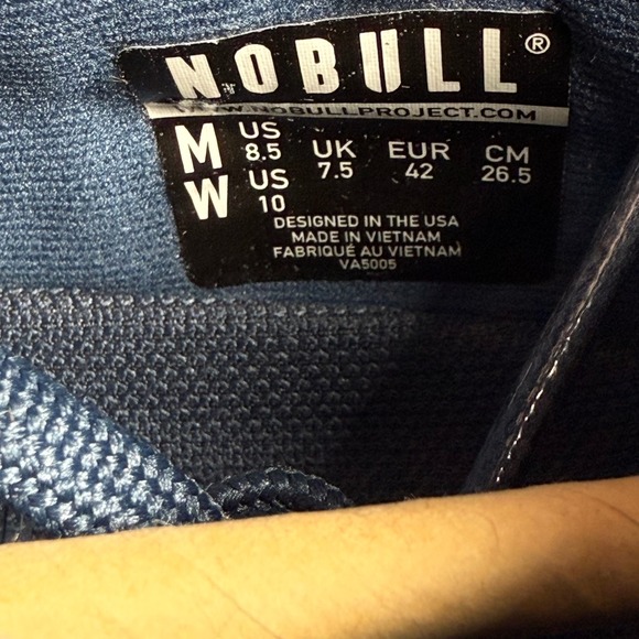 NOBULL Drive Ripstop‎ Men's 8.5 Blue Athletic Training Shoes Sneakers NEW NO BOX - Picture 7 of 7